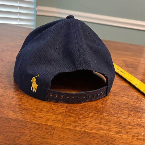 Ralph Lauren men’s Navy and Yellow Cap one size - Picture 2 of 6